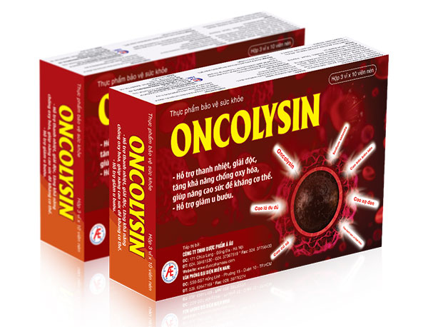 Thực phẩm bảo vệ sức khỏe Oncolysin ngăn ngừa và cải thiện ung thư 